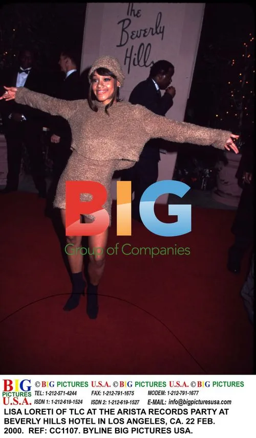 Lisa Loreti of TLC at Arista Records Party