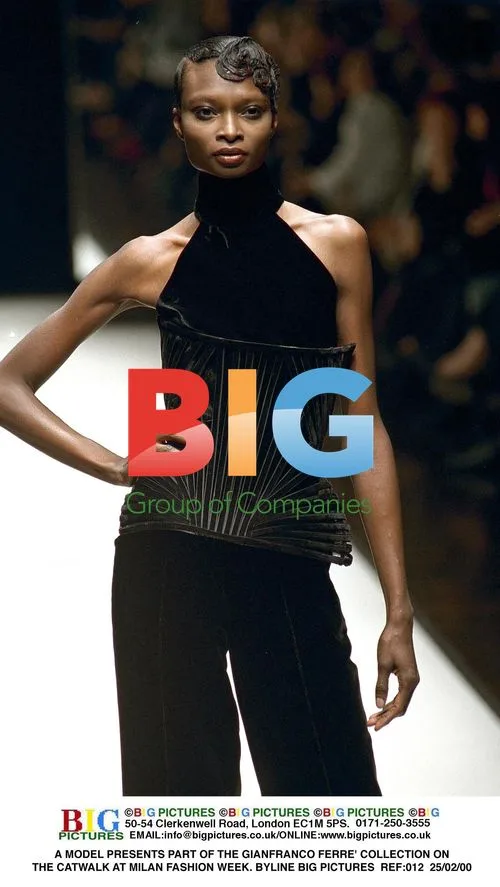 Model Presents Gianfranco Ferre Collection