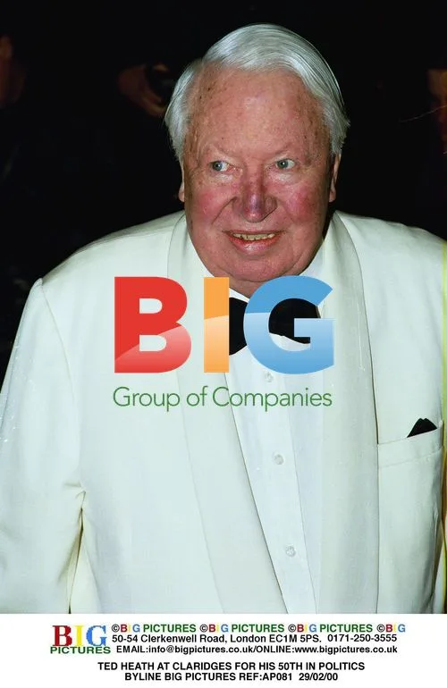 TED HEATH AT CLARIDGES FOR HIS 50TH IN POLITICS