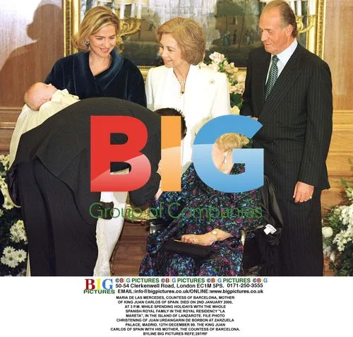 Countess of Barcelona with King Juan Carlos