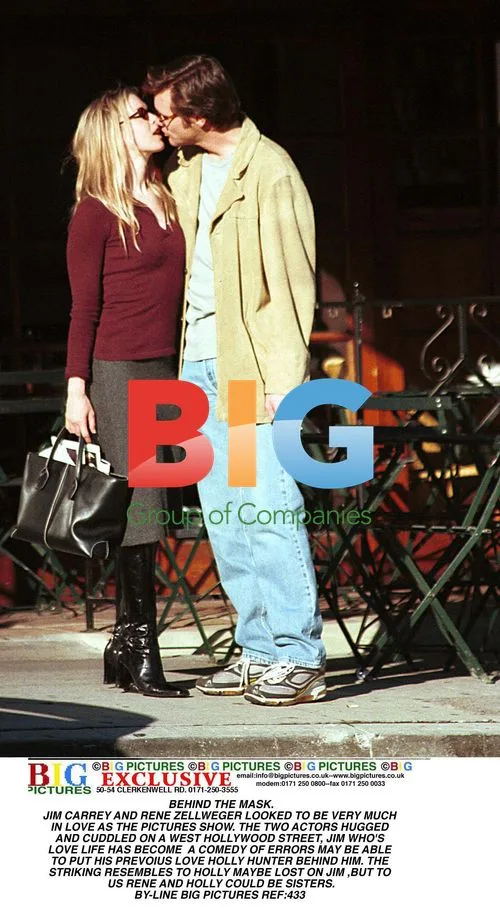 JIM CARREY and RENE ZELLWEGER out in West Hollywood