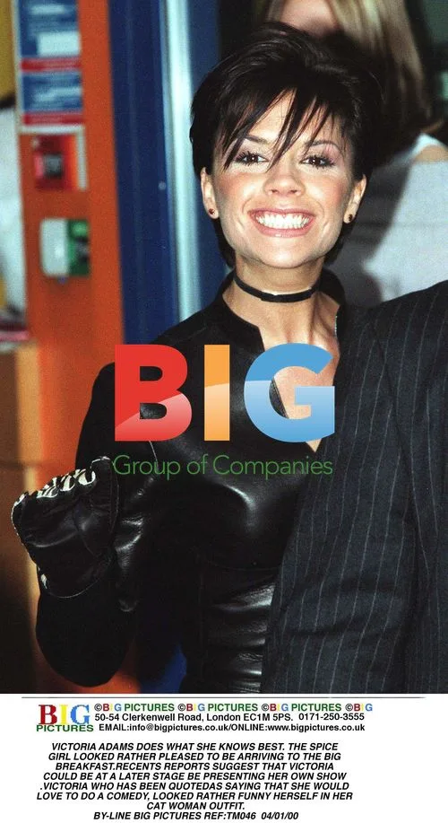 Victoria Adams Arrives at The Big Breakfast