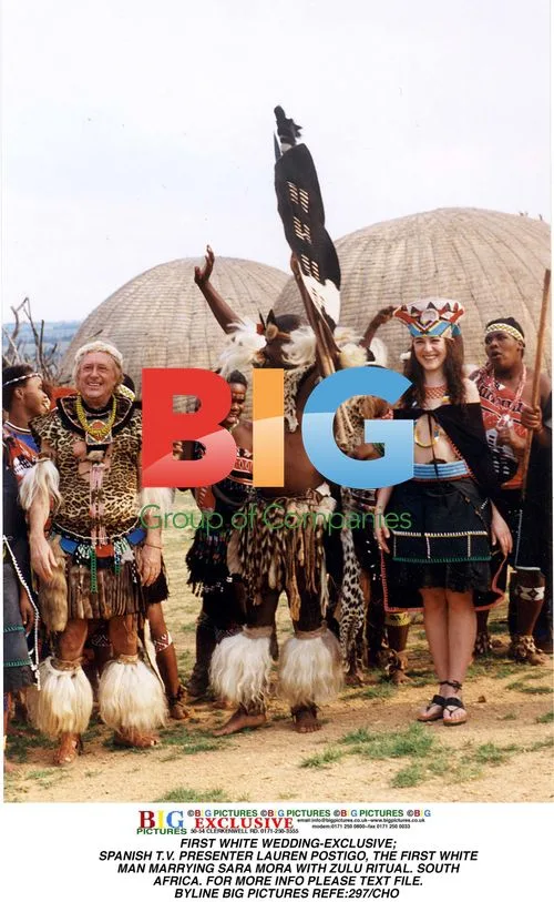 Spanish TV Presenter's White Wedding with Zulu Ritual
