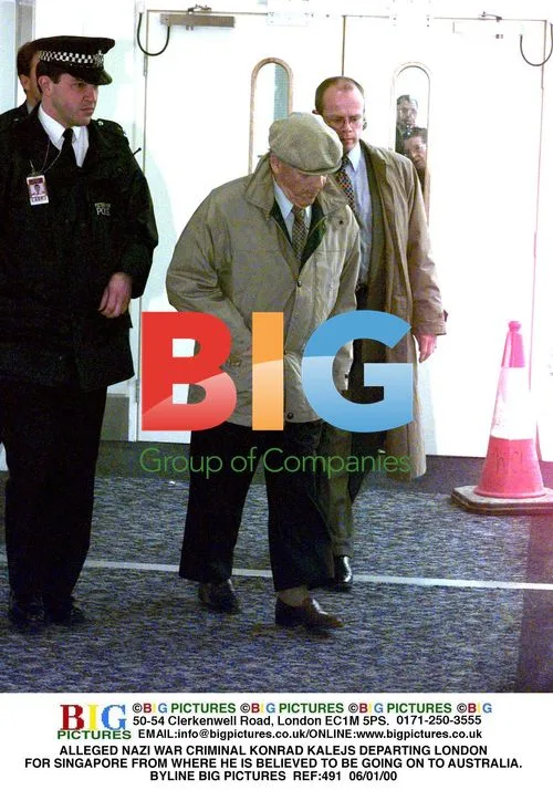 Alleged Nazi War Criminal Konrad Kalejs Departing London