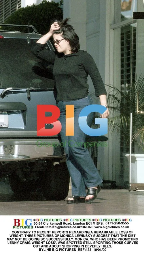 Monica Lewinsky Shops in Beverly Hills