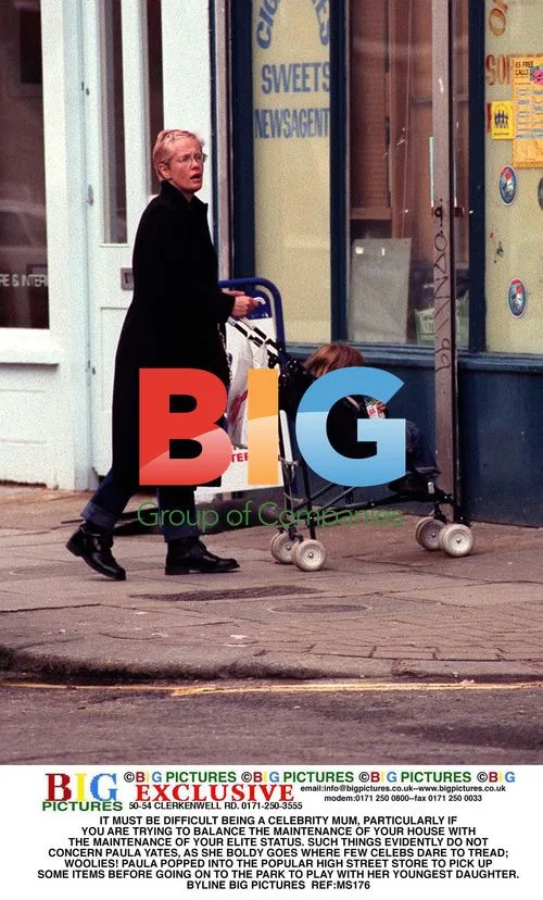 Paula Yates Shops at Woolies