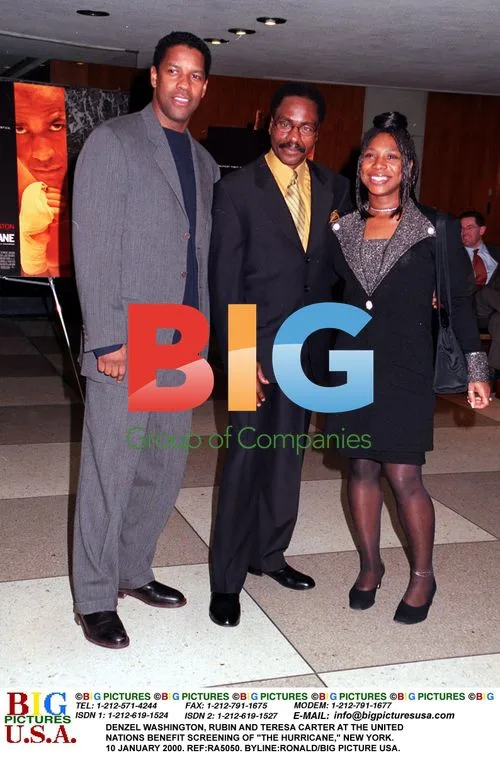 Denzel Washington, Rubin and Teresa Carter