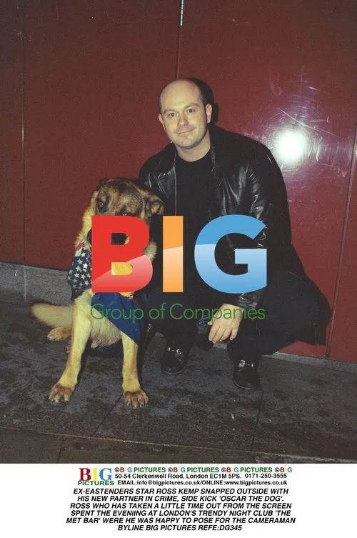 Ross Kemp Spotted with Sidekick 'Oscar'