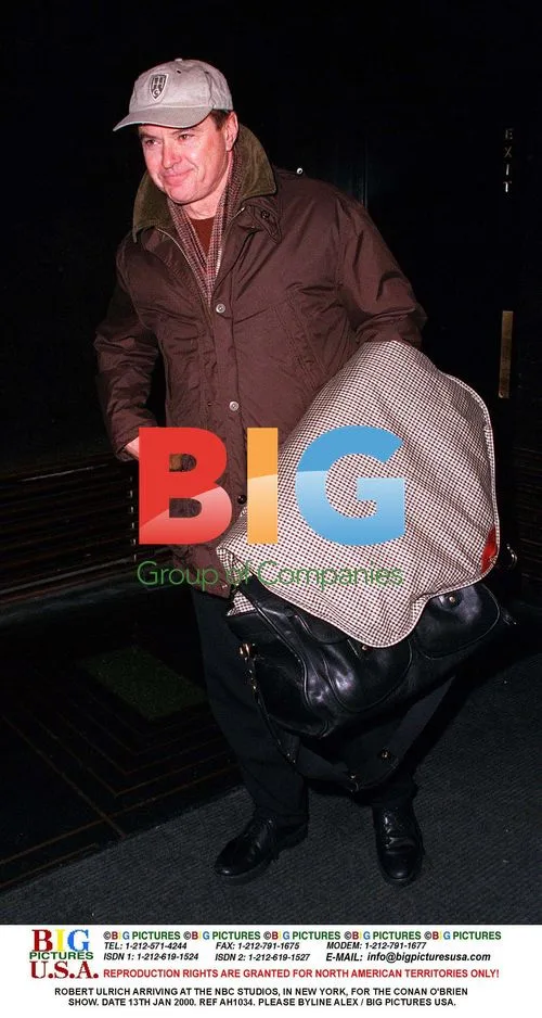 Robert Ulrich arrives at NBC for Conan O'Brien show