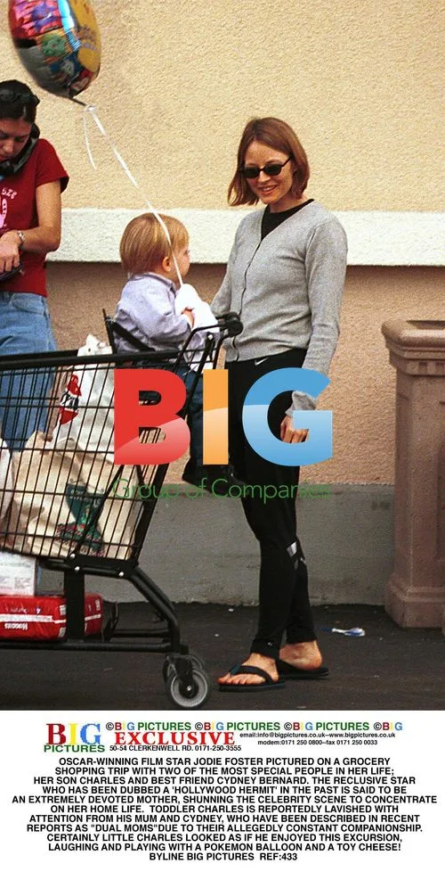 Jodie Foster's Grocery Outing with Son and Friend