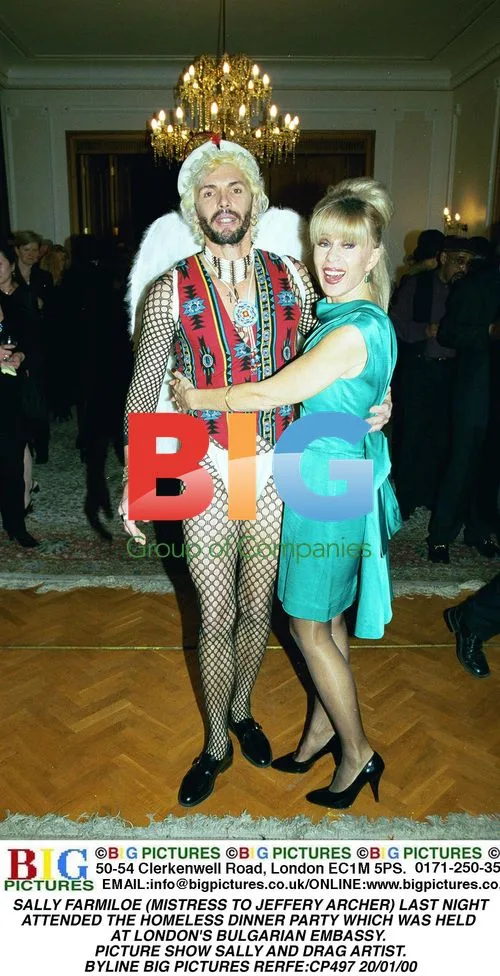 Sally Farmiloe Attends Dinner Party at Bulgarian Embassy