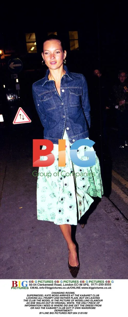Kate Moss Arrives at Kabaret Club