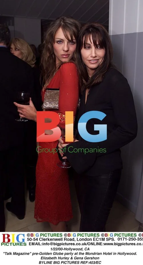 Hurley & Gershon at Talk Magazine party