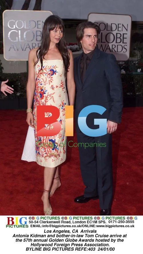 Antonia Kidman and Tom Cruise at 57th Golden Globes