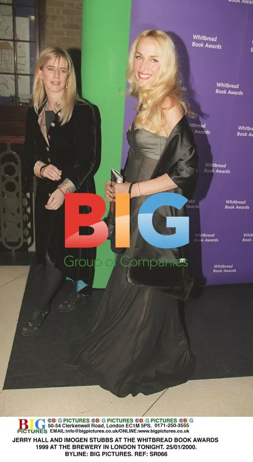 Jerry Hall and Imogen Stubbs at Whitbread Book Awards