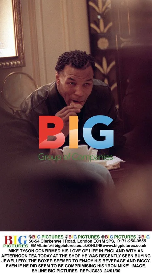 Mike Tyson Enjoys Afternoon Tea