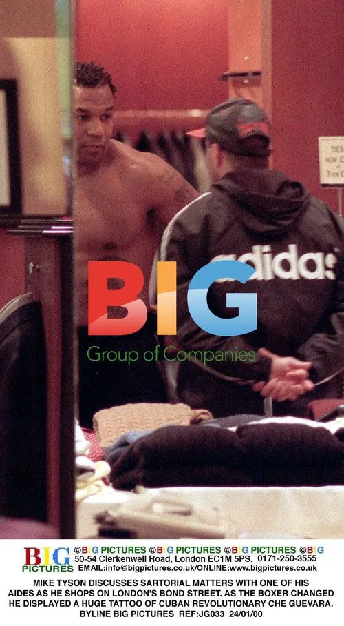 Mike Tyson shopping on Bond Street