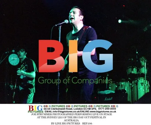 Joe Strummer Performing at Big Day Out Festival