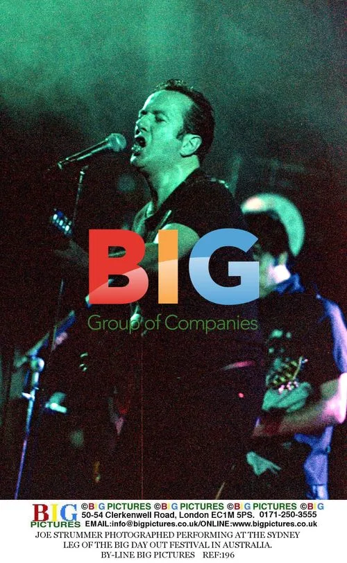 Joe Strummer Performing at Sydney Big Day Out