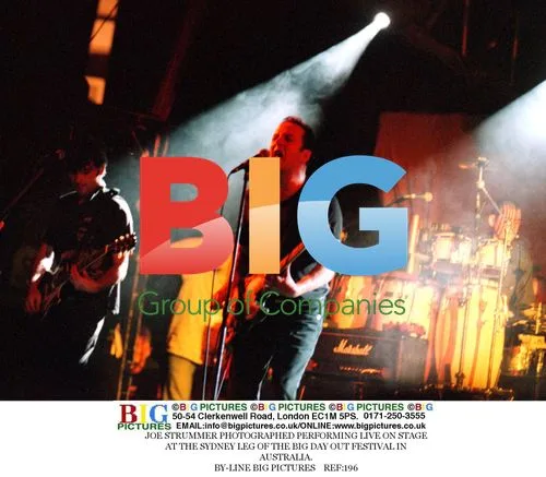 Joe Strummer Performing at Big Day Out