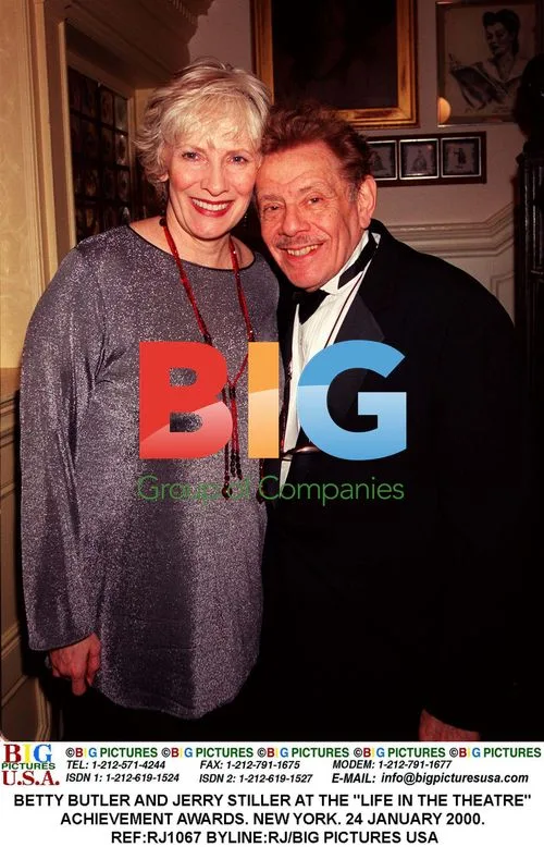 Betty Butler and Jerry Stiller at awards