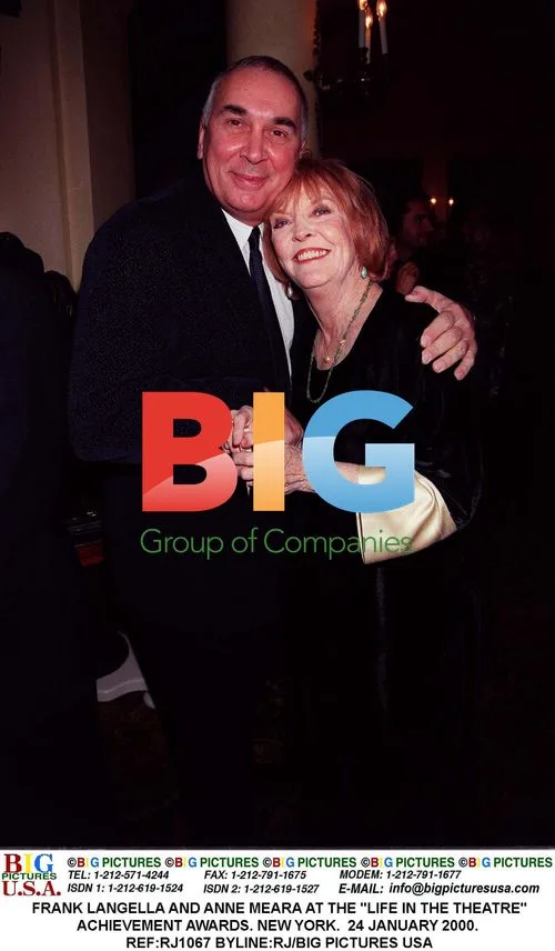 Frank Langella and Anne Meara at The "Life in the Theatre" Awards