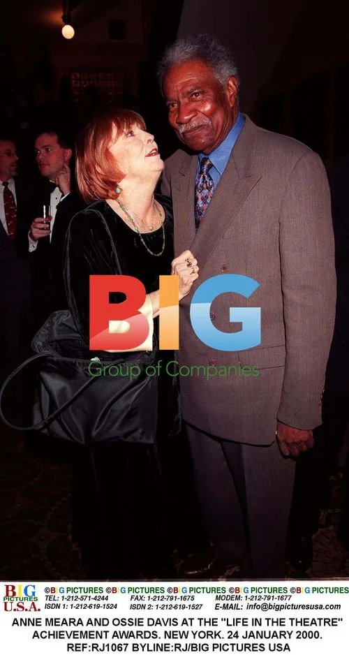 ANNE MEARA AND OSSIE DAVIS AT AWARDS EVENT