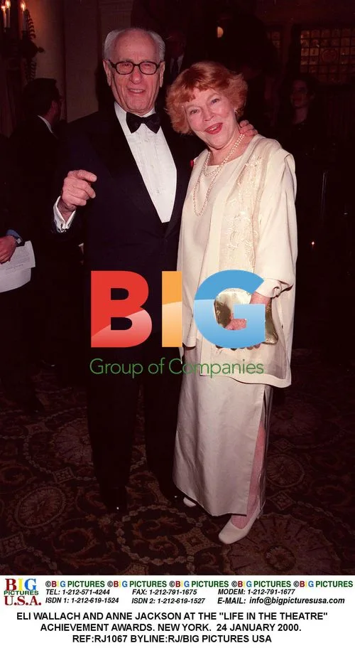 Eli Wallach and Anne Jackson at Life in the Theatre Awards