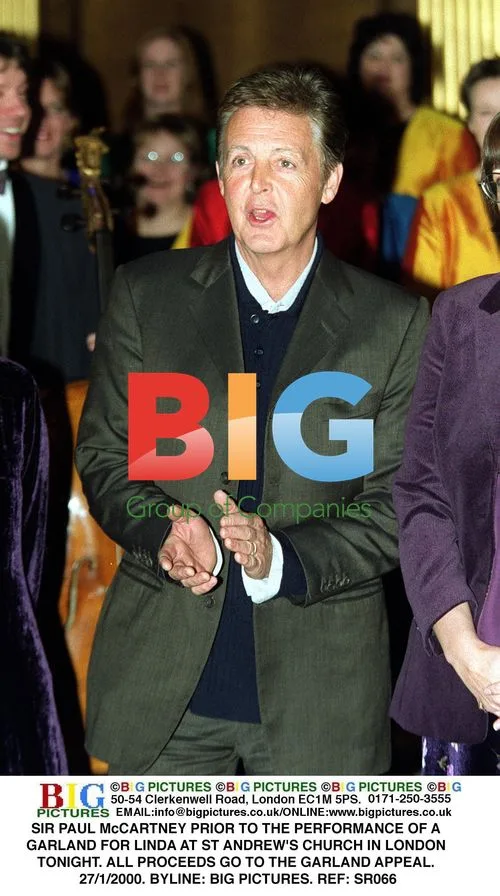 Sir Paul McCartney at A Garland for Linda