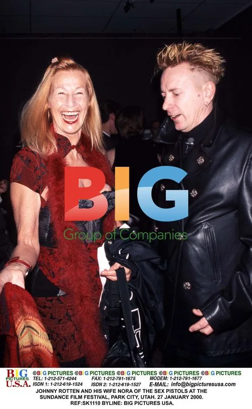 JOHNNY ROTTEN and NORA at Sundance