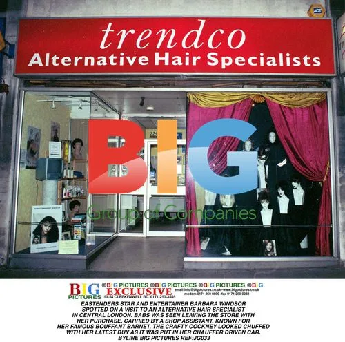 Barbara Windsor Visits Hair Specialist