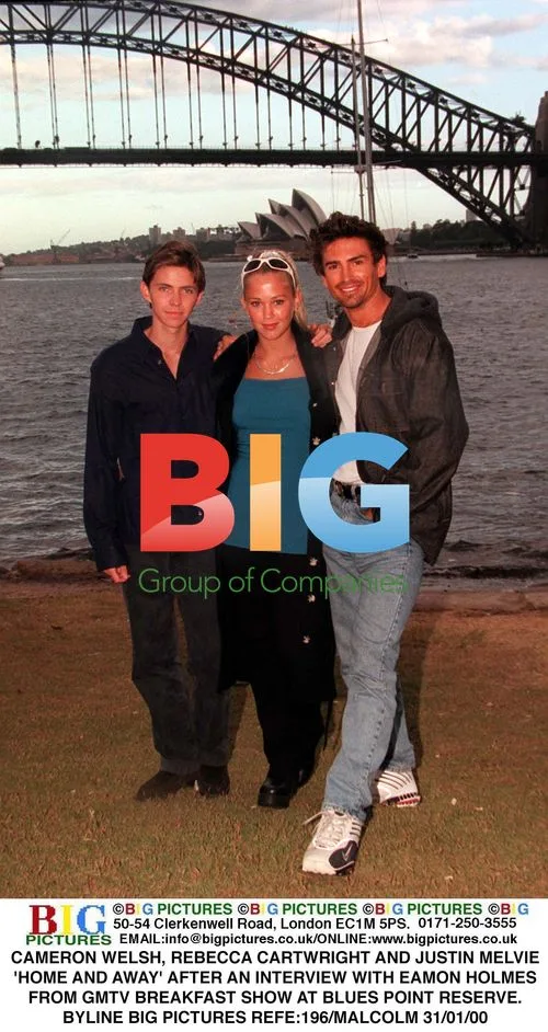 CAMERON WELSH, REBECCA CARTWRIGHT AND JUSTIN MELVIE 'HOME AND AWAY'