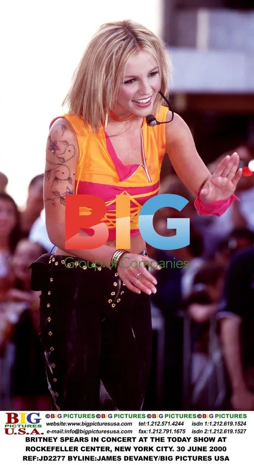Britney Spears performs at Today Show in NYC