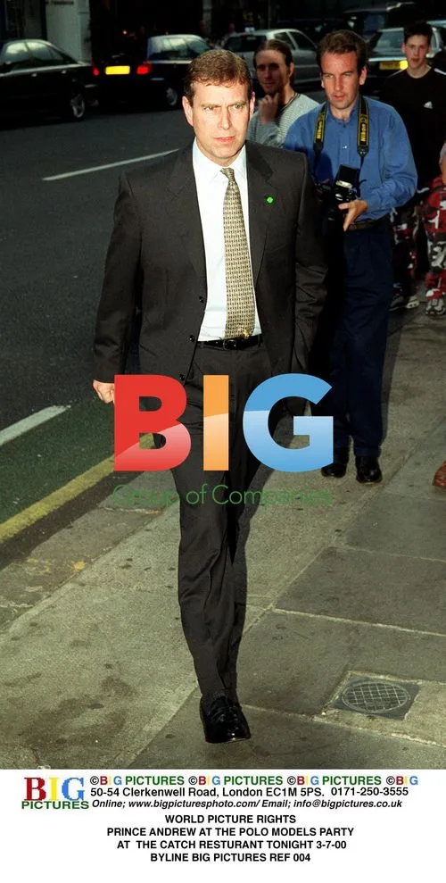 Prince Andrew at Polo Models Party