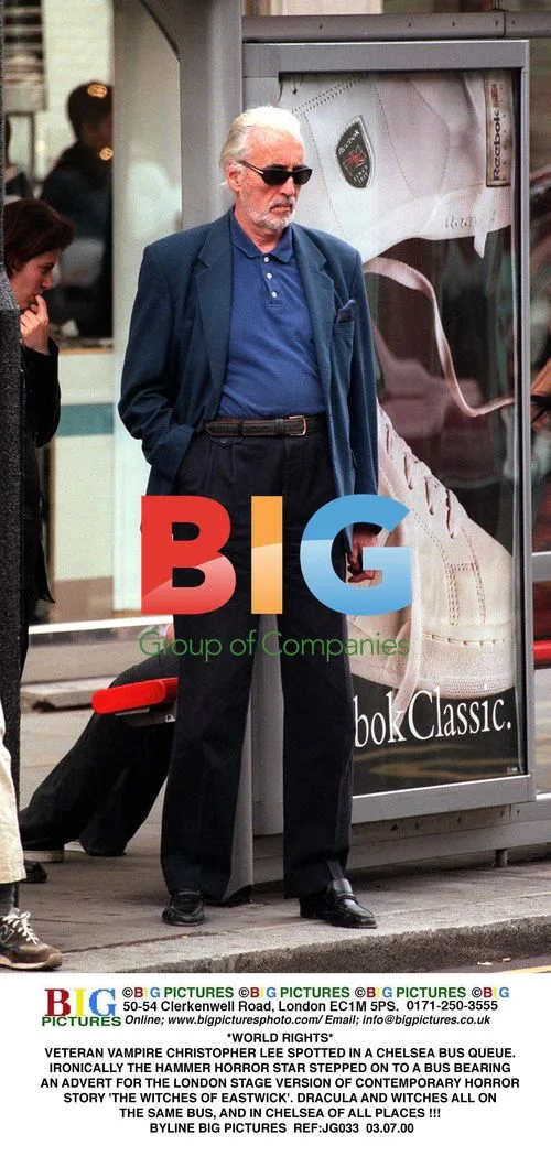 Christopher Lee on Chelsea Bus