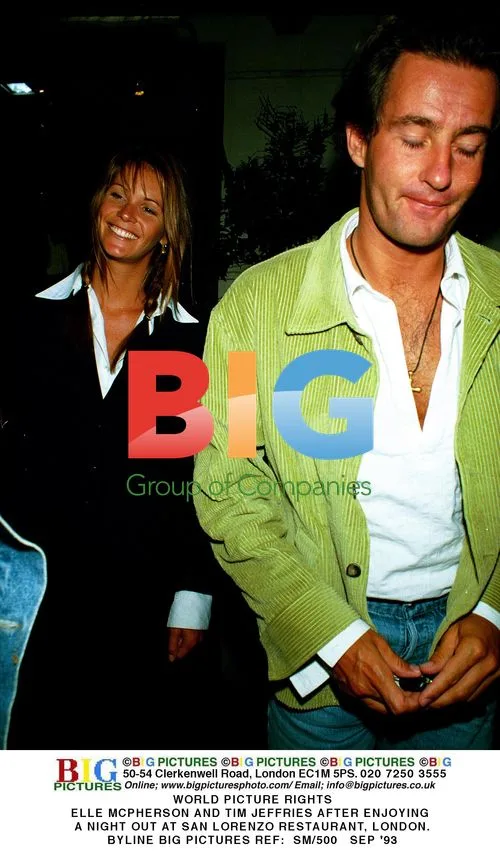 Elle McPherson and Tim Jeffries After Night Out