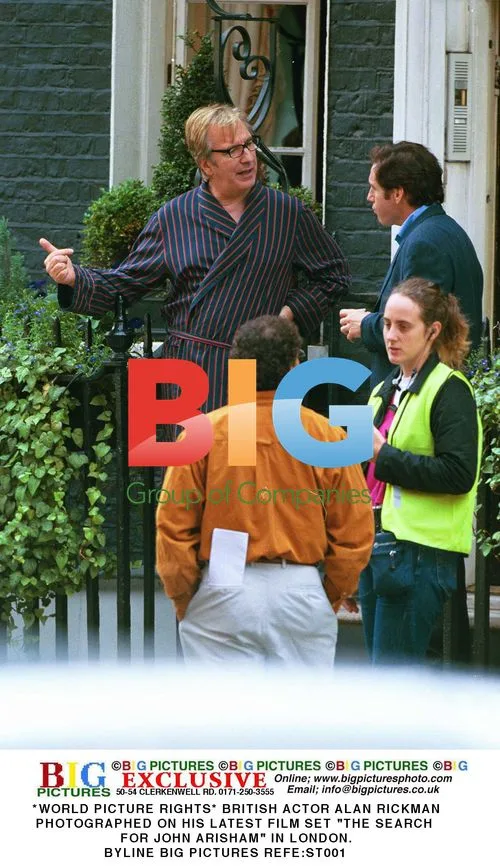 Alan Rickman on Film Set in London