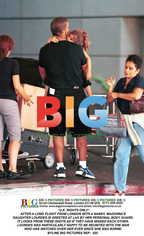 Madonna's Daughter Lourdes Greeted at LAX