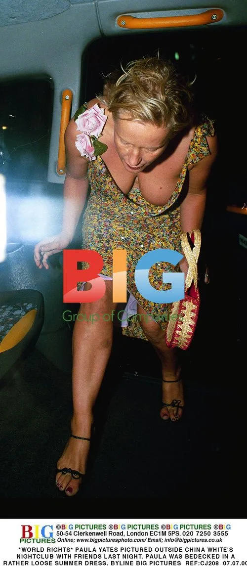 Paula Yates at China White's Nightclub