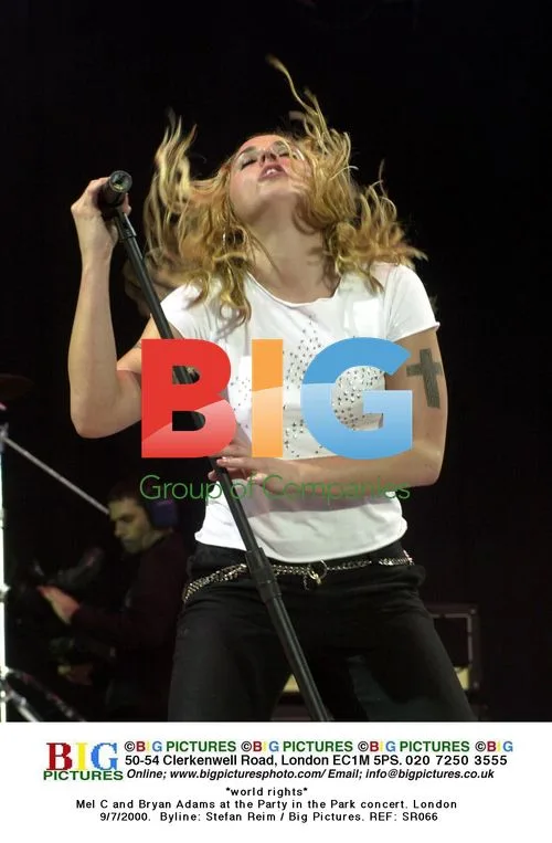 Mel C and Bryan Adams at Party in the Park