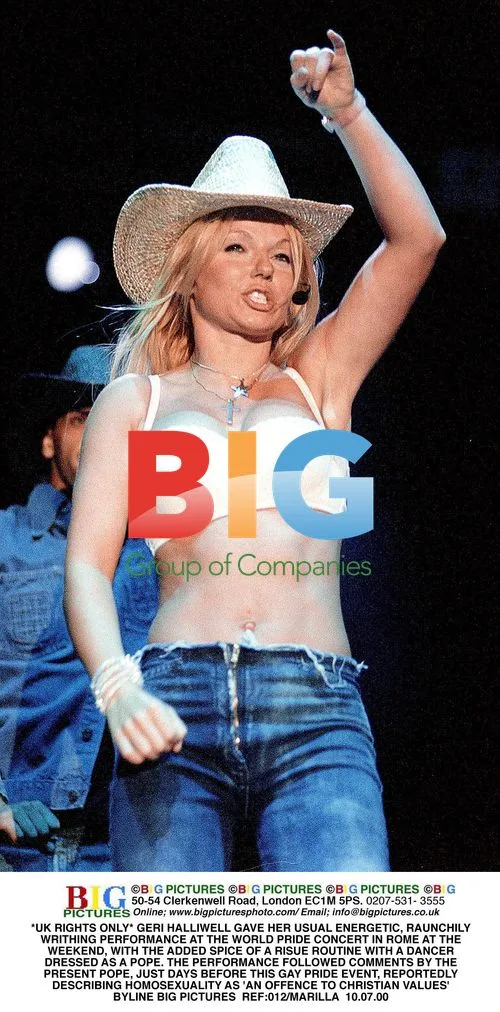 Geri Halliwell Performs at World Pride Concert in Rome