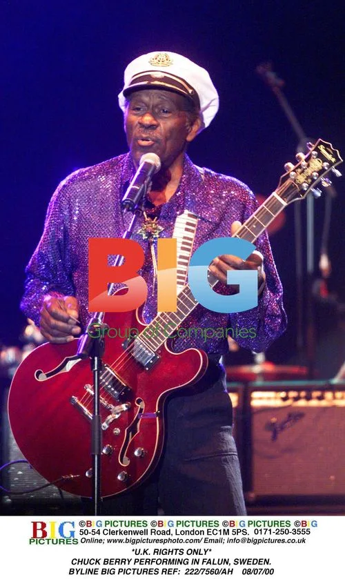 Chuck Berry performing in Falun, Sweden