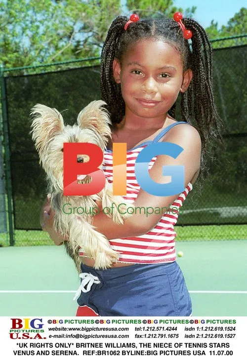 Britnee Williams with Venus Williams' Dog