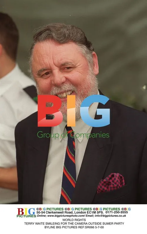 Terry Waite Smiles at Summer Party