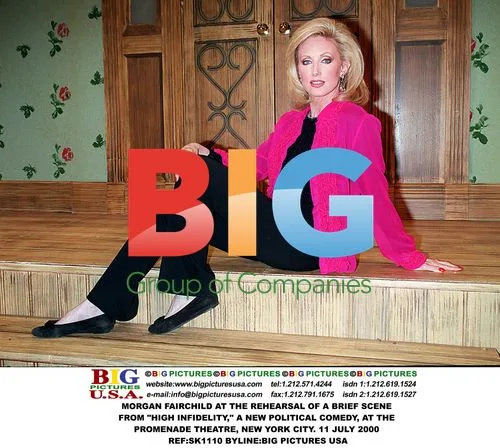 Morgan Fairchild at Rehearsal for "High Infidelity"