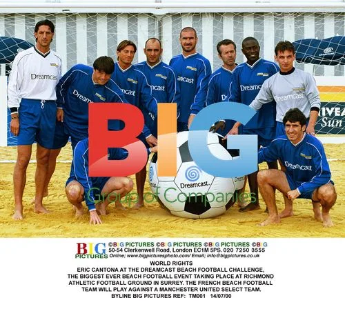 ERIC CANTONA AT DREAMCAST BEACH FOOTBALL CHALLENGE
