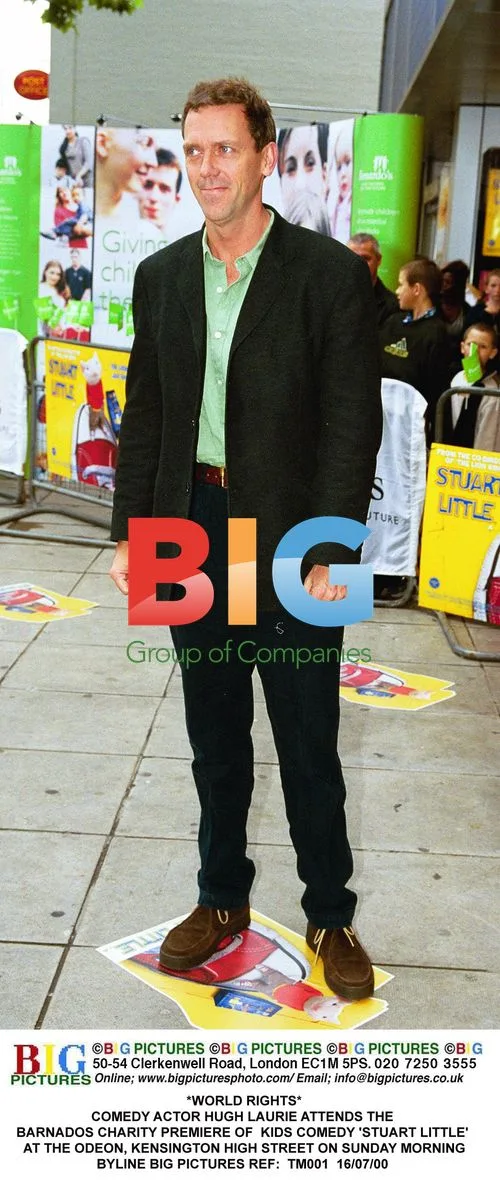 Hugh Laurie Attends 'Stuart Little' Premiere
