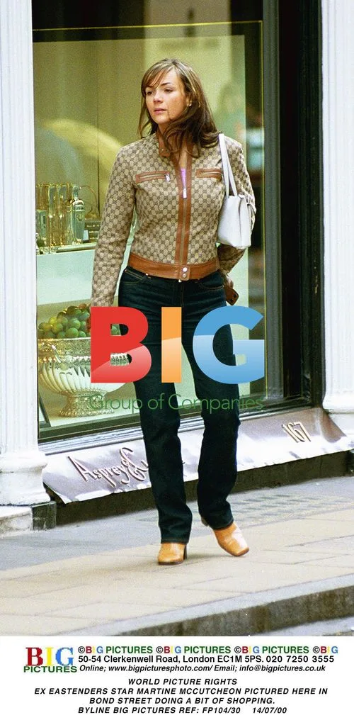 Martine McCutcheon Shopping in Bond Street