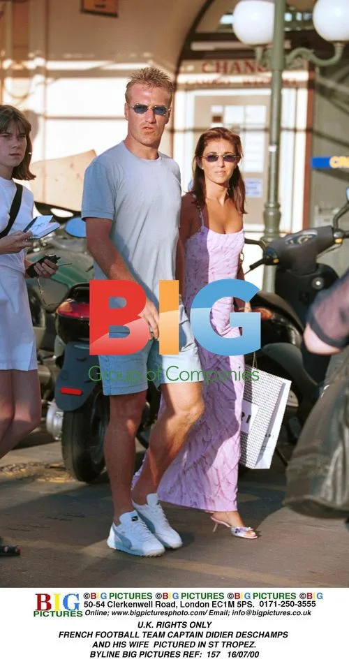Didier Deschamps and wife in St Tropez