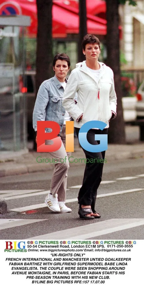 Fabian Barthez and Linda Evangelista Spotted Shopping